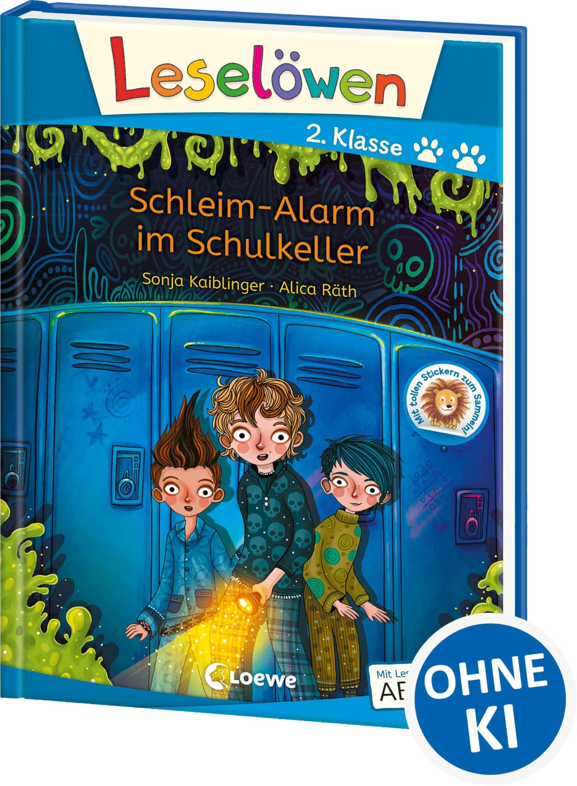 Leselöwen 2. Klasse - Schleim-Alarm im Schulkeller: Mit Leselernschrift ABeZeh - Erstlesebuch für Kinder ab 7 Jahren