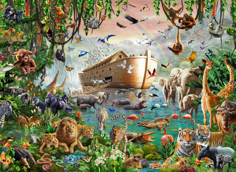 Amazon.com: Posterazzi Noah's Ark Poster Print by Adrian