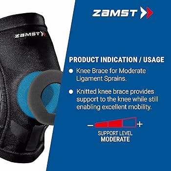 Amazon.com: Zamst ZK-Motion Sports Knee Brace With Comfortable