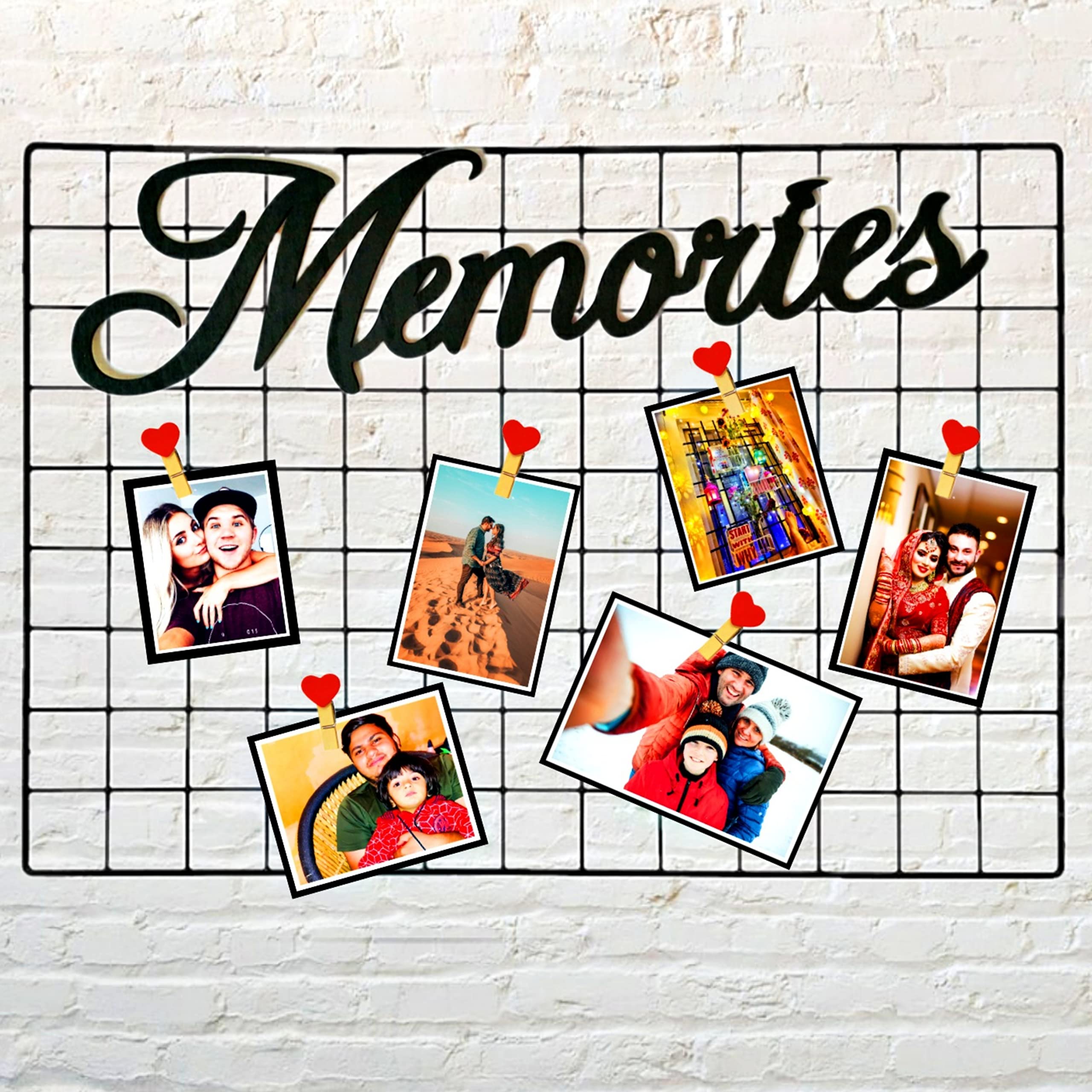 See full amazon price history chart for AVANI METROBUZZ Steel Photo Collage Grid And 10 Wooden Deginer Clips | Photo frame grid DIY Mesh Wire Frame | Metal Hanging Aesthetic Moments Photo Wall Décor for Home Living Room and office (Black) AVANI METROBUZZ Steel Photo Collage Grid And 10 Wooden Deginer Clips | Photo frame grid DIY Mesh Wire Frame | Metal Hanging Aesthetic Moments Photo Wall Décor for Home Living Room and office (Black) (B099NF13W1) Amazon Price History, Amazon Price Tracker