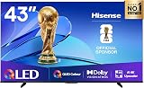 Hisense QLED 43 43E7Q 4K Ultra HD Smart TV VIDAA WiFi Dolby Vision HDMI 2.1 - 1