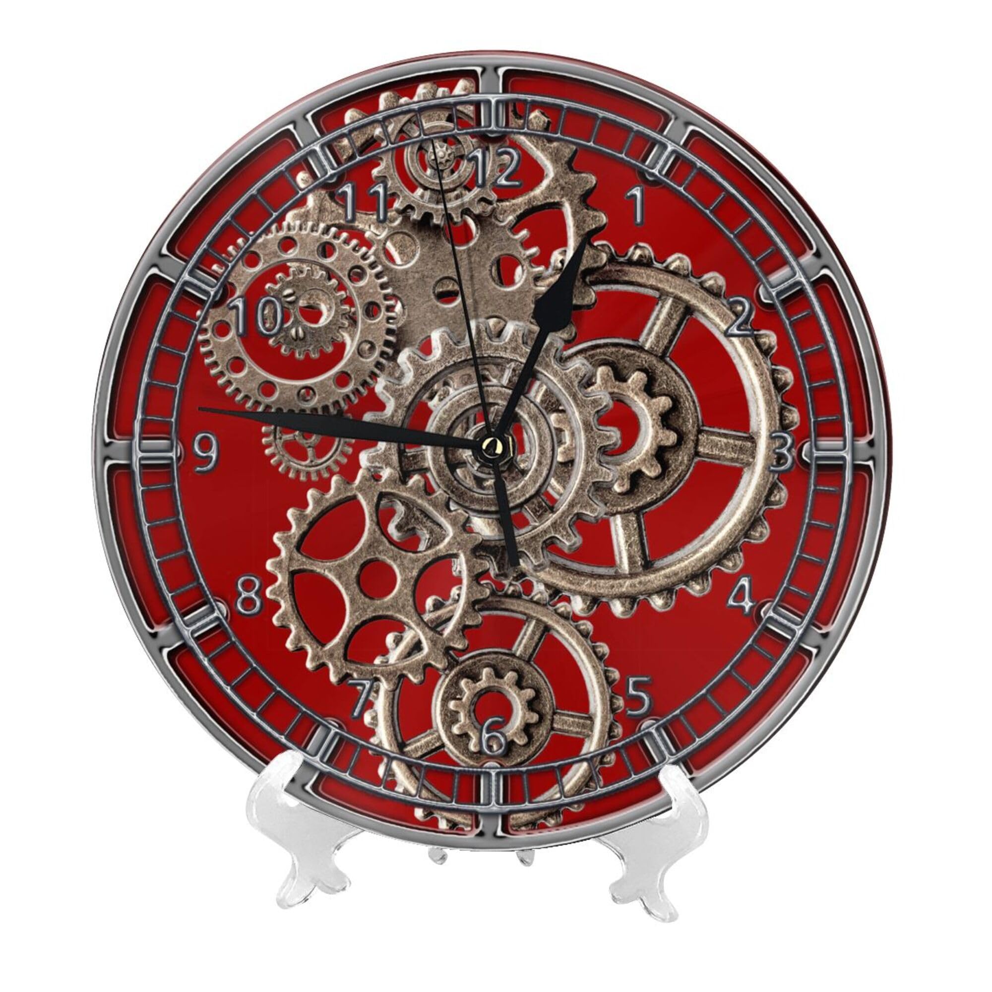 Amazon.co.jp: WGNNVOT スチームパンクギア ヴィンテージマシン レッド