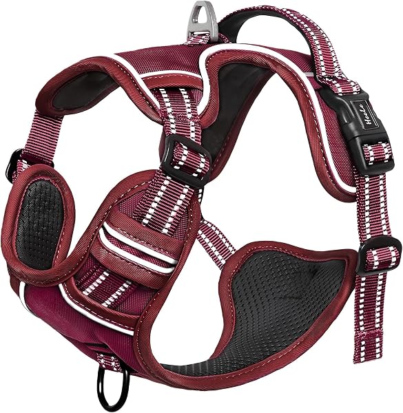 La pettorina HEELE Rosso Borgogna taglia M offre un design funzionale e sicuro per il tuo cane.