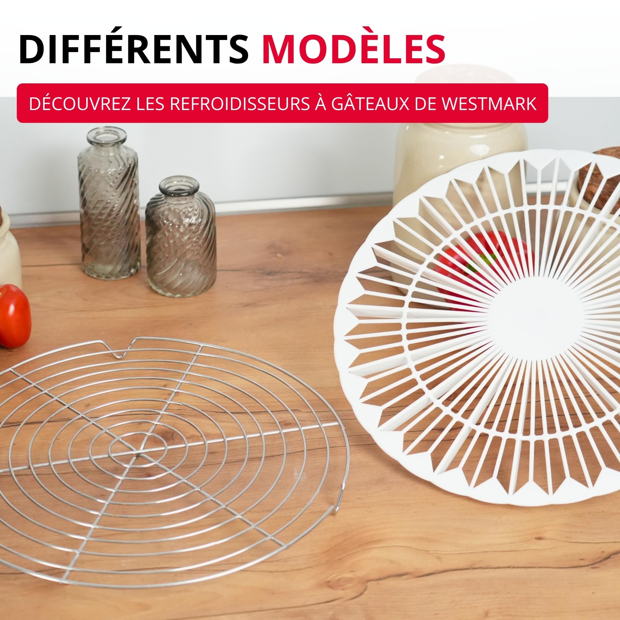 Westmark Refroidisseur et Diviseur à Gâteau 32 cm Plastique Blanc