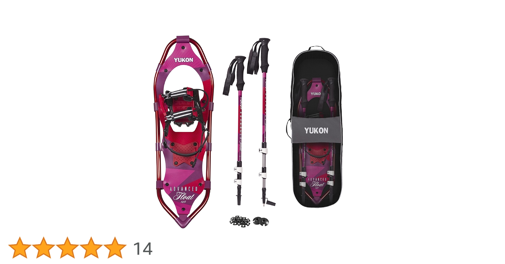 Amazon.co.jp: Yukon Charlies Advanced Float Women's Snowshoe Kit