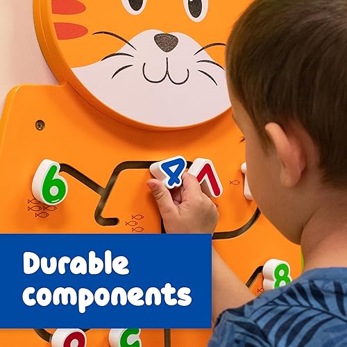 Miniatura 7 de Panel de pared de actividad para gatos, 59.1ft, centro de actividades para niños, juguete montado en la pared, decoración de mesa ocupada para