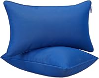 Vista 15 de JMGBird Juego de 2 almohadas lumbares para exteriores con relleno de algodón PP para muebles de patio, almohadas decorativas de 12 x 20 pulgadas