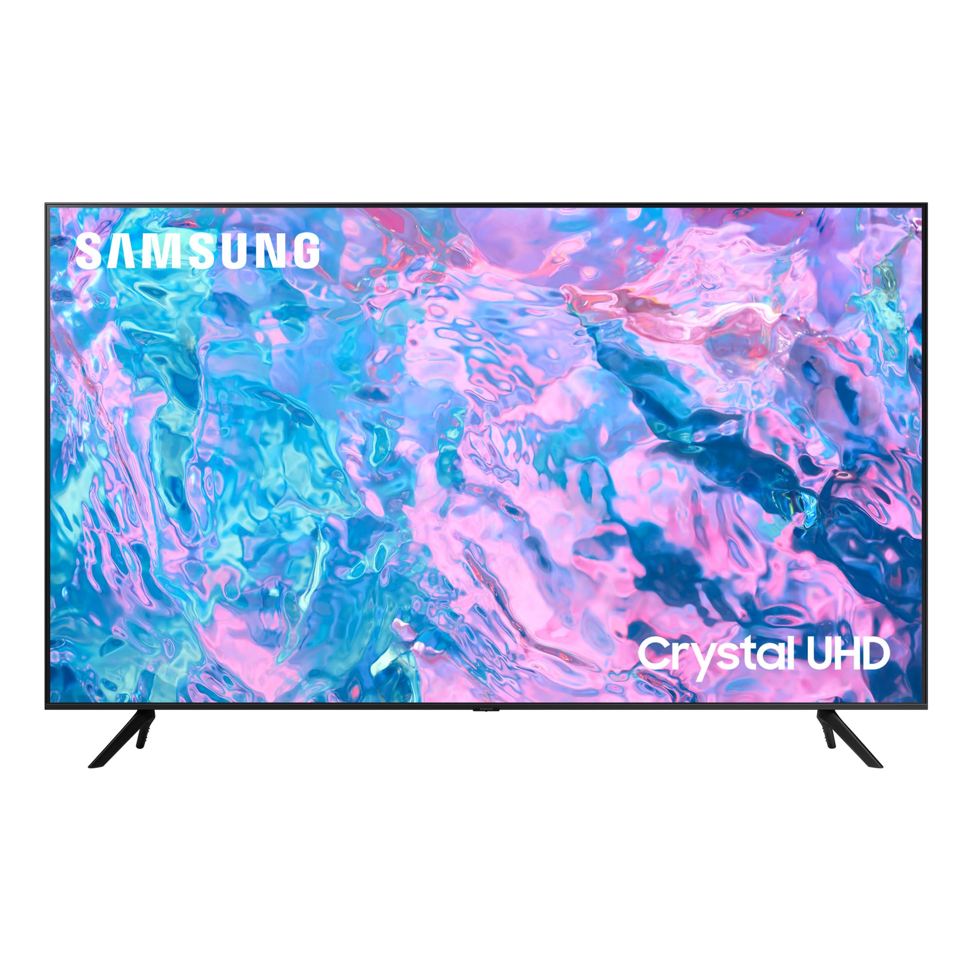 SAMSUNG TV Crystal UHD 2023 43CU7105 - Smart TV de 43", Procesador Crystal UHD, Gaming Hub, Q-Symphony, Diseño AirSlim y Contrast Enhancer con HDR10+