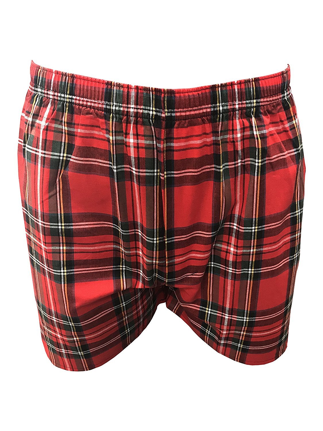 Thistle Products Ltd Men's Red Royal Stewart Tartan Boxer Shorts (Extra Large)