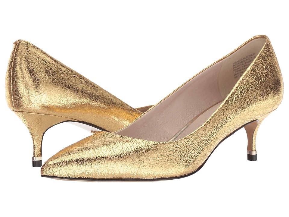 

Kenneth Cole New York Riley 50 Pump (Yellow Gold Metallic Leather) High Heels