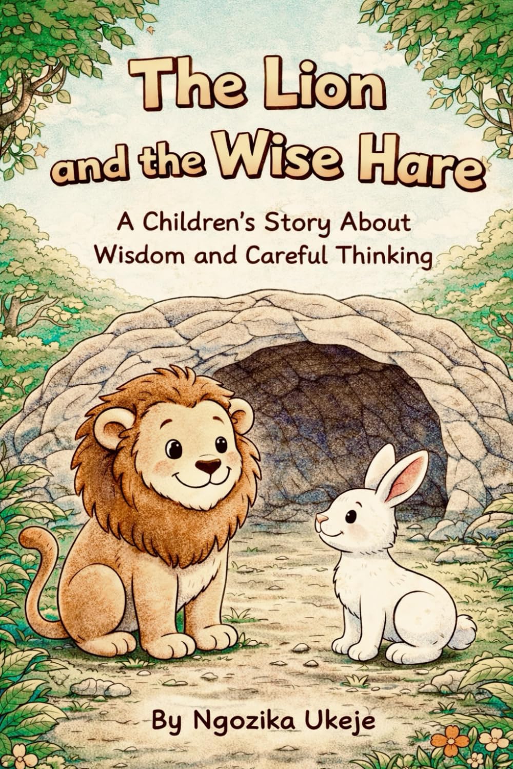LARRY THE LION AND THE WISE HARE: A Children's Story About Wisdom and Careful Thinking (THE WISE ANIMAL TALES SERIES)