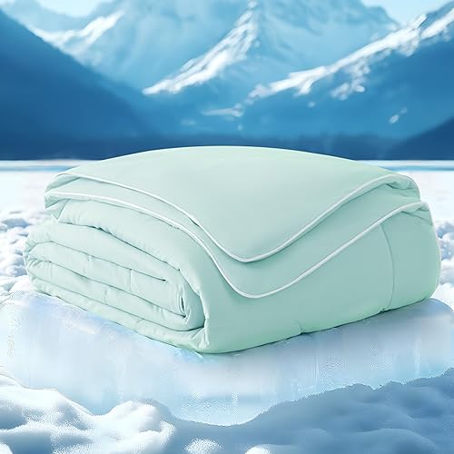 Miniatura 24 de Bedsure - Mantas refrescantes para personas que tienen calor al dormir, cobija de verano de tamaño Queen, regalo fresco y ligero para sudores Gris