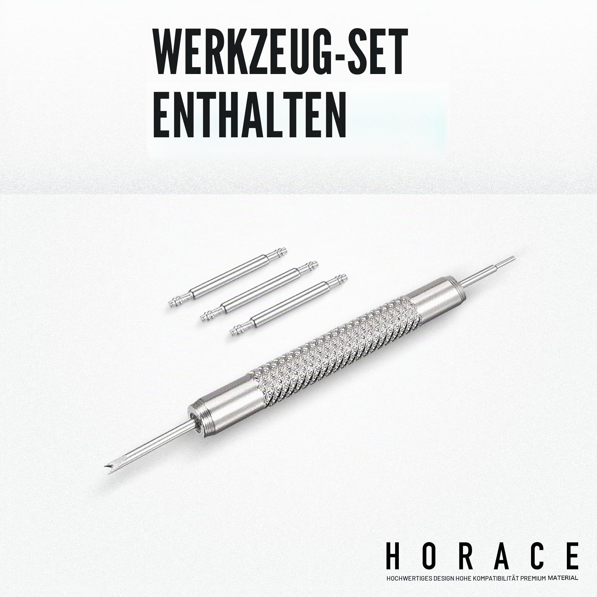 HORACE Uhrenarmband 20 mm aus Premium FKM-Kautschuk – Weich, Wasserdicht & Langlebig – Kompatibel mit Rolex Submariner 40mm
