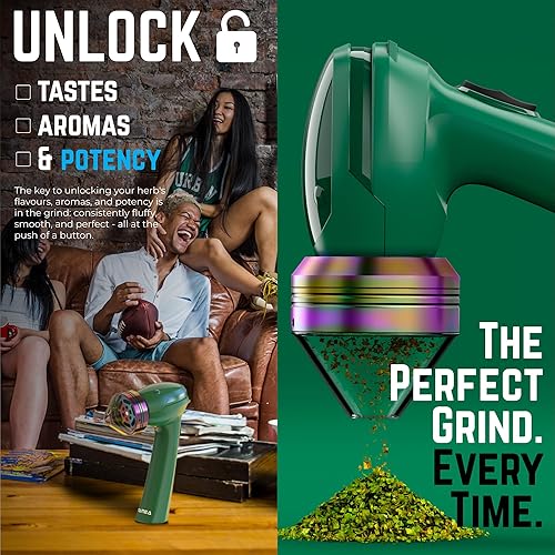 Miniatura 4 de Mamba Amoladora eléctrica de especias molinos. Fácil de cargar con una sola mano Uso 0.04 oz Molino recargable USB