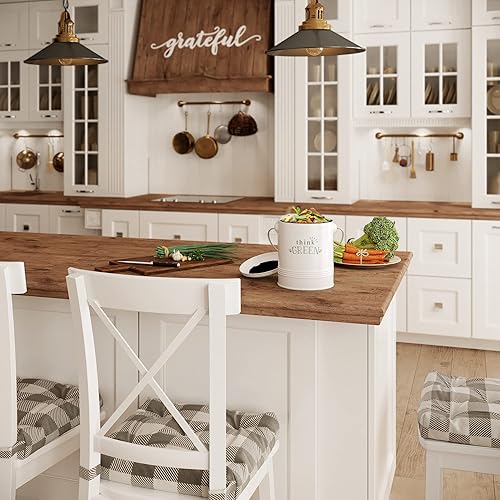 Miniatura 3 de Barnyard Designs Contenedor de compostaje para encimera de cocina, compostador de encimera de 1.2 galones con filtros extra absorbentes de olores y