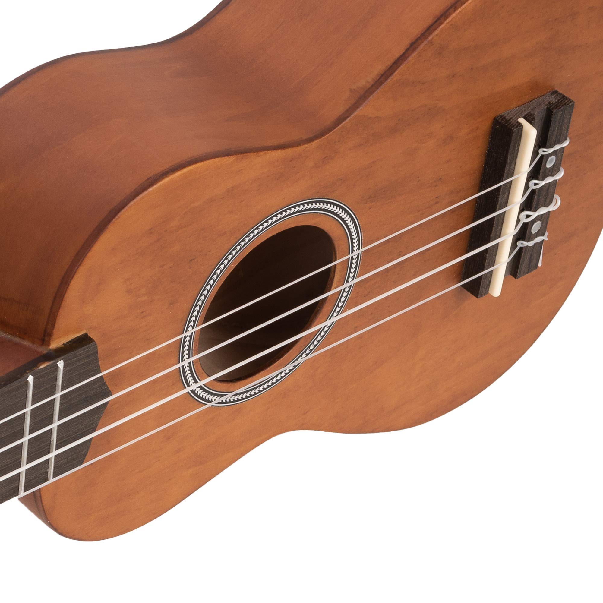 CASCHA Sopran Ukulele Set Italienisch für Kinder & Erwachsene I Starter Kit mit 3 Plektren Tasche Lehrbuch Lernvideos über QR-Code I Stimmgerät I Aquila Saiten I Kleine Hawaii Gitarre I Cappuccino, 0