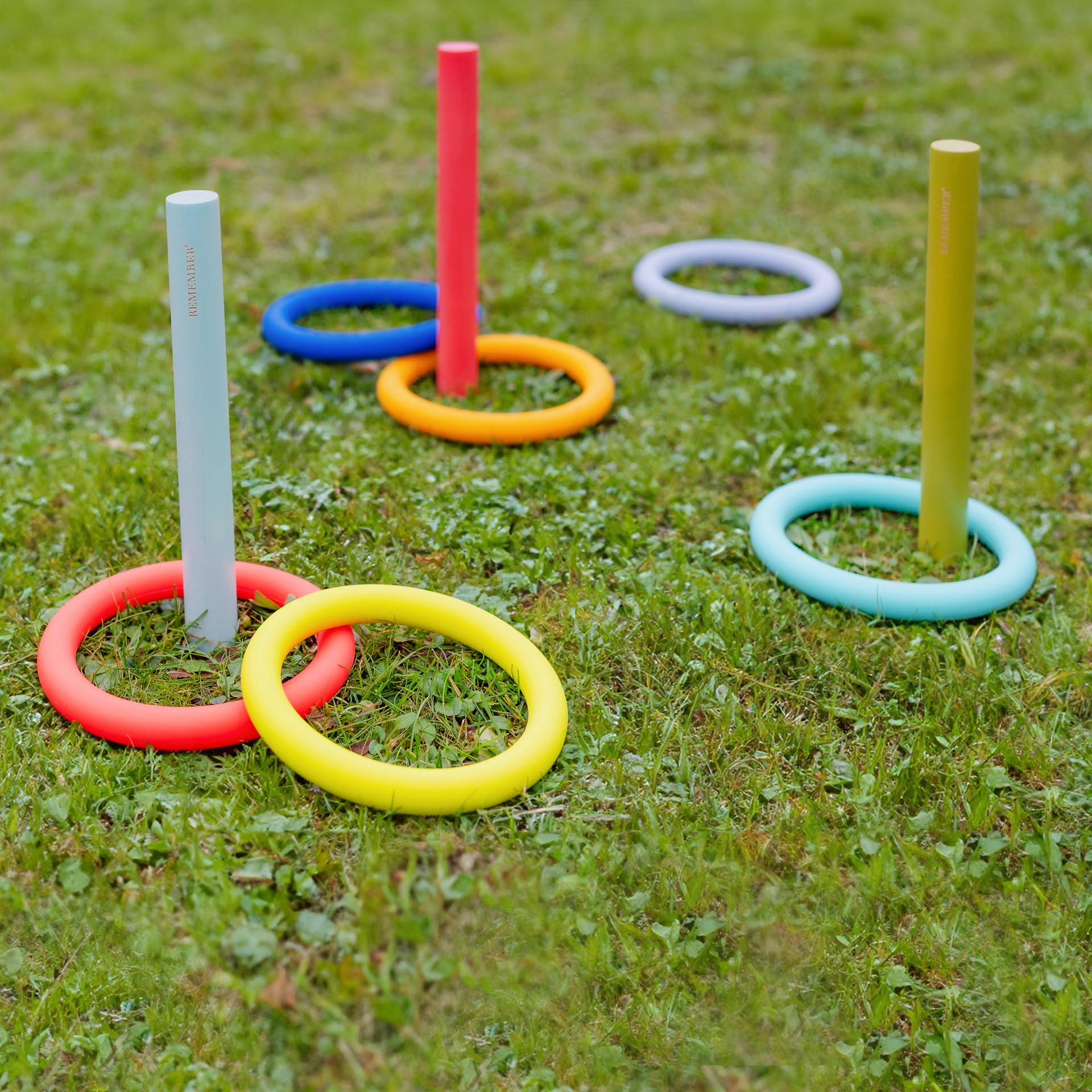 Remember Ringwurfspiel Hoop mit 6 Ringen - aus Birkenholz