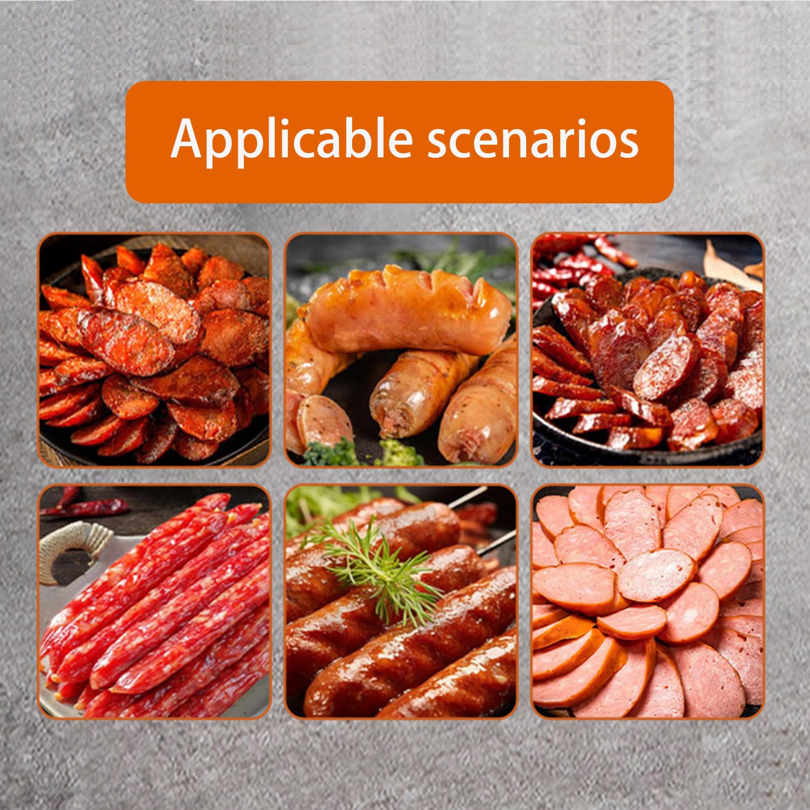 Embutidora De Chorizos, Electrica Maquina De Embutir Chorizos, Vertical Máquina para Embutidos De Acero Inoxidable, con 3 Tubos De Relleno, Capacidad De 3 l, Cubeta Extraíble