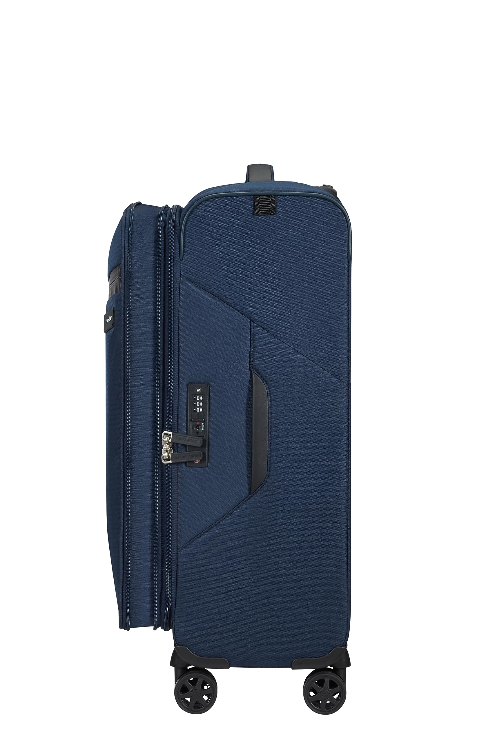 Samsonite Litebeam - Spinner M, valise extensible, 66 cm, 67/73 L, bleu (bleu de minuit)