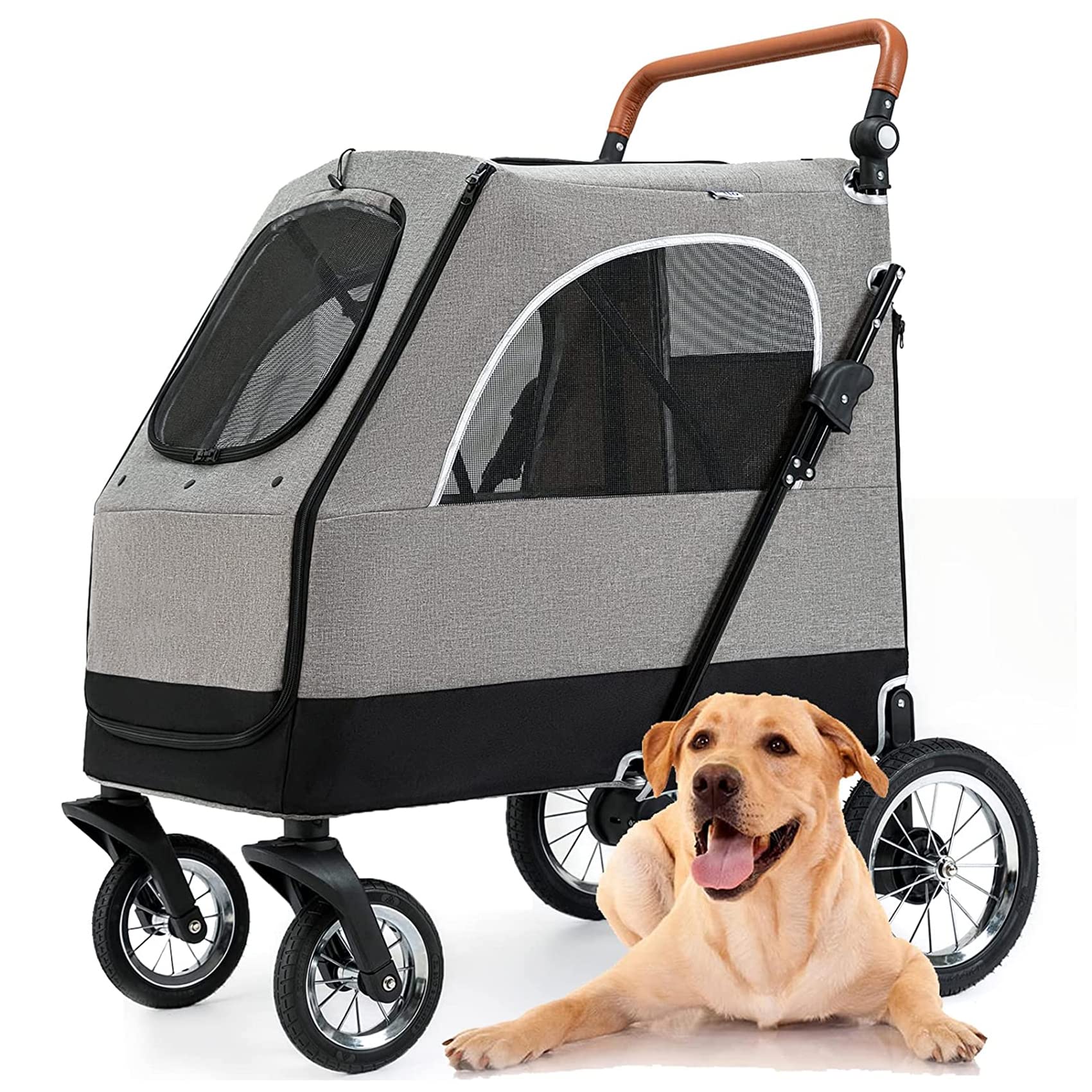 Amazon.co.jp: WJW 大型犬バギー ペットカート 犬用ベビーカー 犬 