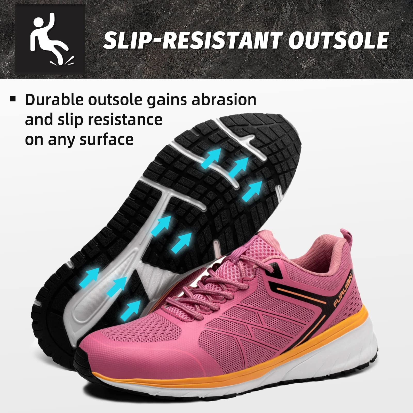 Snapklik.com : Steel Toe Shoes For Women Lightweight Safety ...