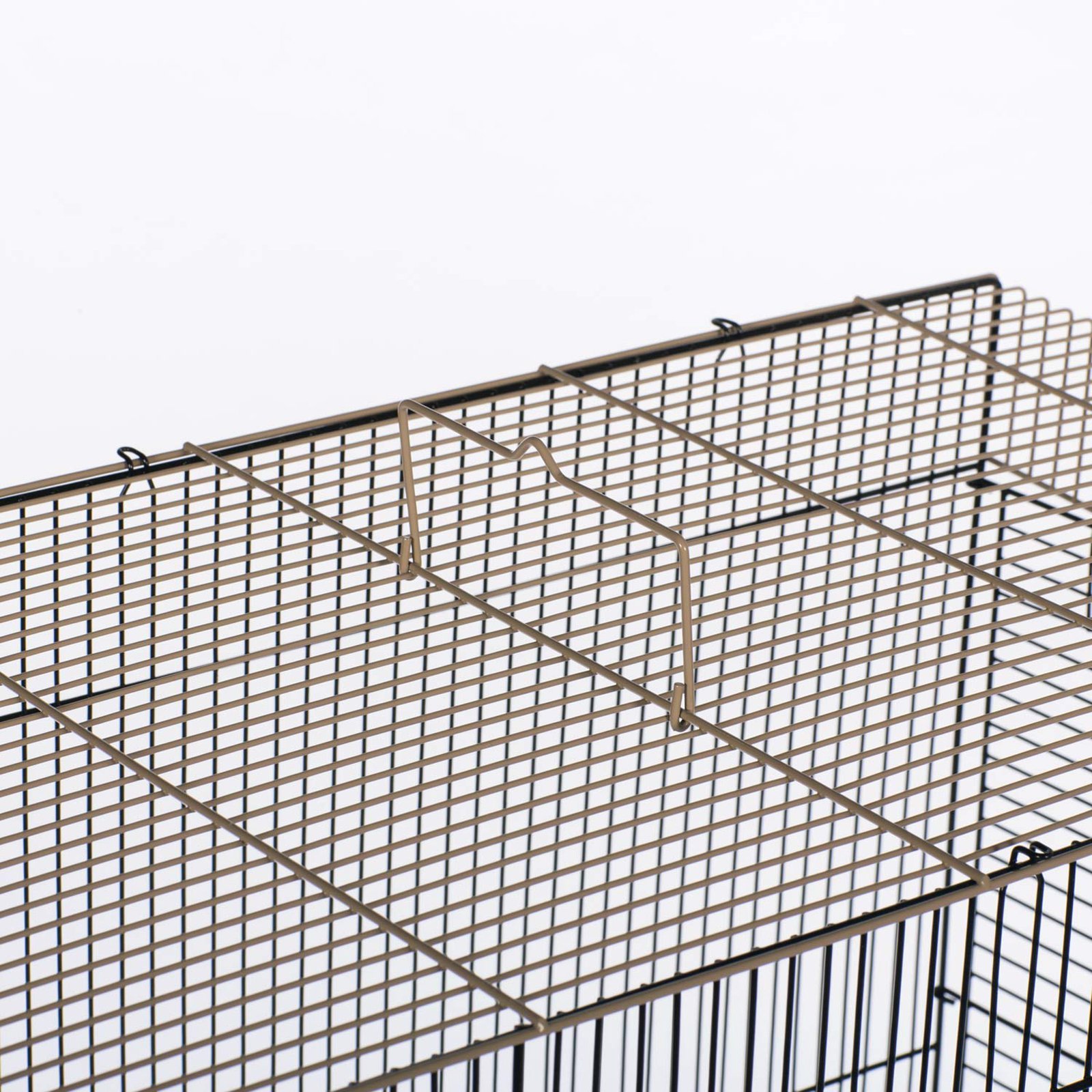 PREVUE PET PRODUCTS SP42614-3 Jaula de Vuelo, Azul/Blanco | Jaula grande de metal independiente para periquitos, cacatúas, conures, tortolitos, pinzones y canarios