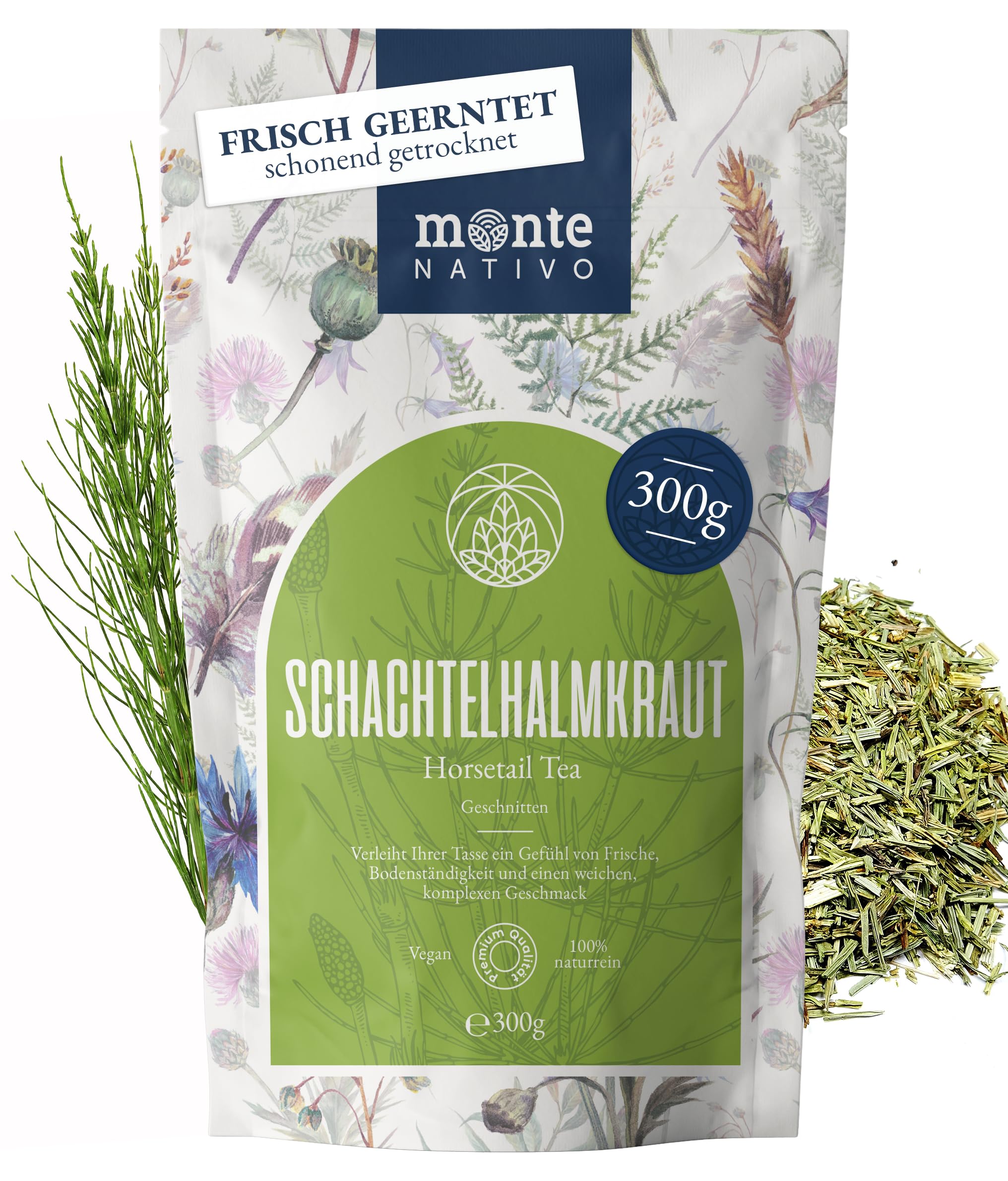 Lemon Balm Tea Monte Nativo (300g) - Gently Dried Lemon Balm Leaves - Aromatic and 100% Pure and Natural Loose Leaf Herbal Tea Without Additives - As a healthy, refreshing infusion — view 52