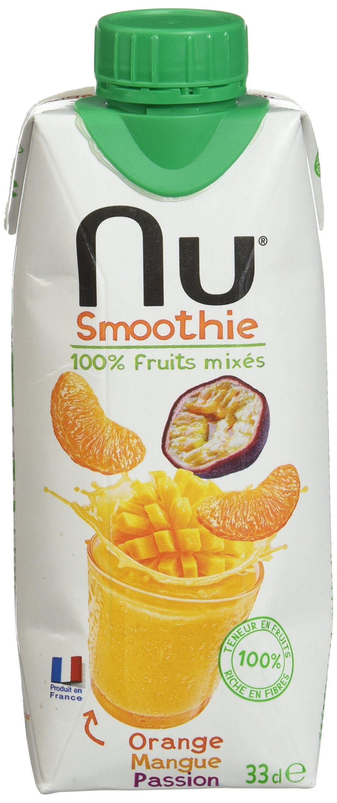 Nu Smoothie - Orange Mangue Passion - 12x33cl