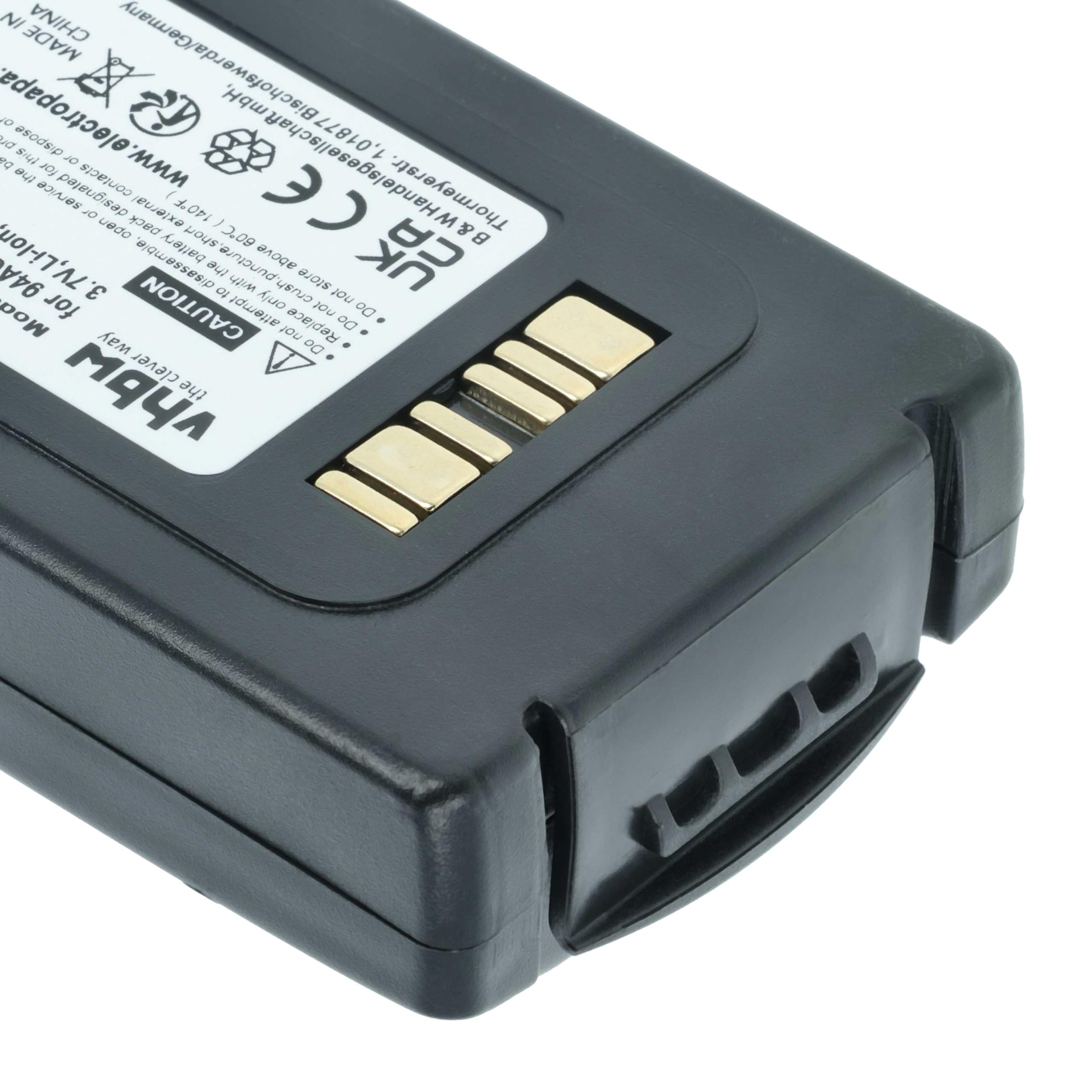 vhbw batteria sostituisce Datalogic BT-10, 94ACC0112, 94ACC1376, 94ACC1377, BT-27, BT-34 per lettore di codici a barre, POS (6800mAh, 3,7V, Li-Ion)