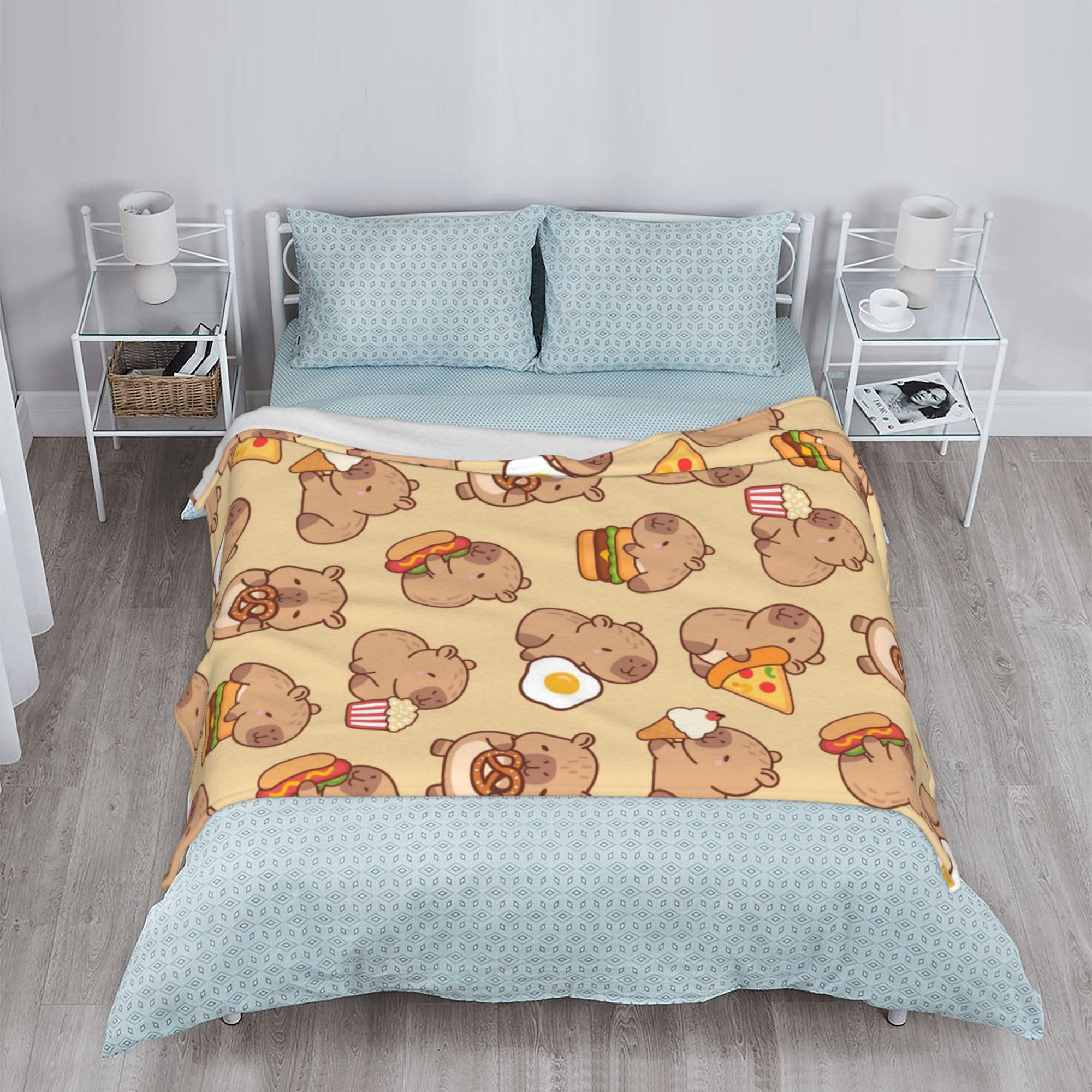 Gelasgo Capybara Throw Blanket Ultra Soft Flannel Blanket - Image 5