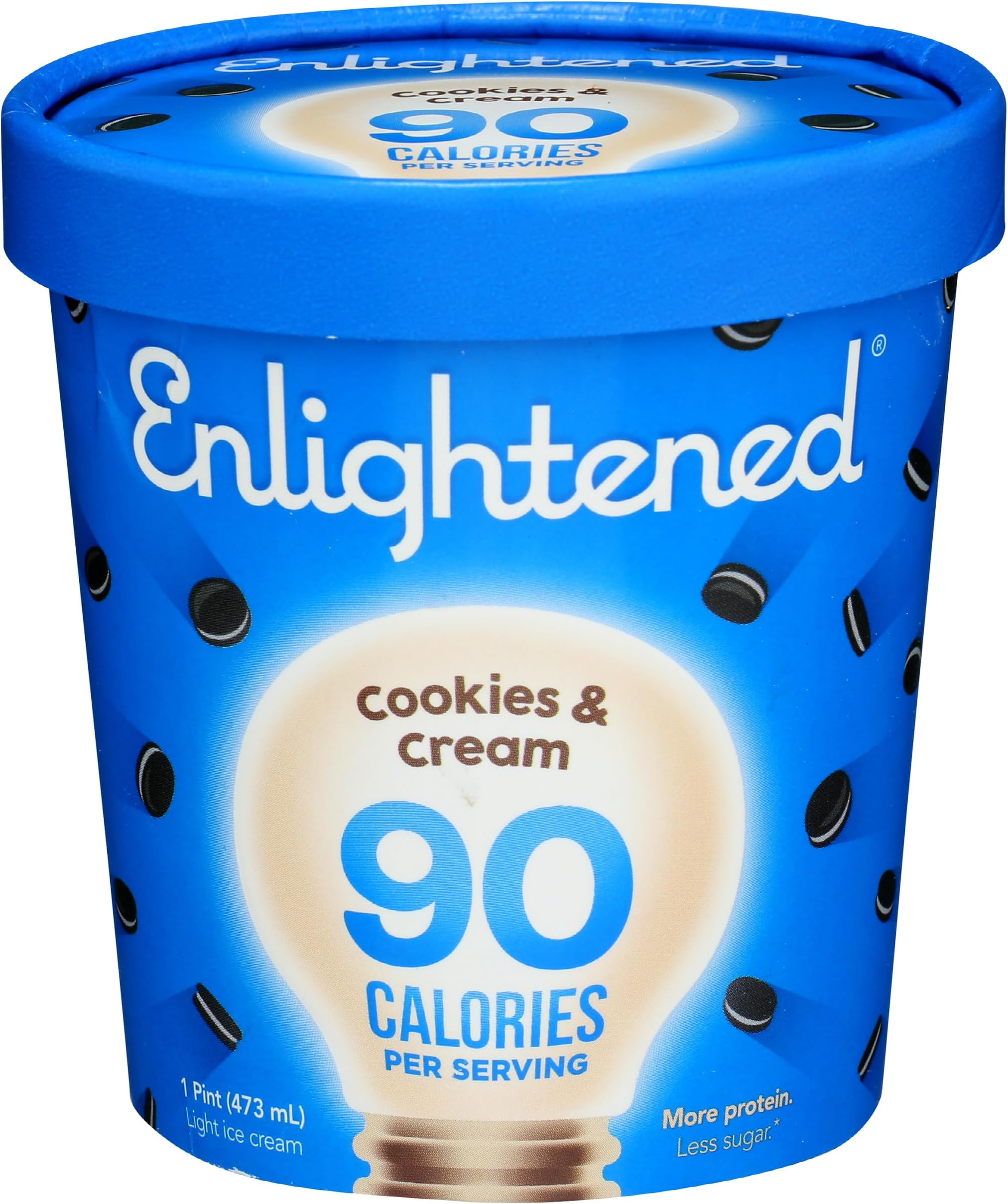 ENLIGHTENED Cookies & Cream Ice Cream, 1 PT