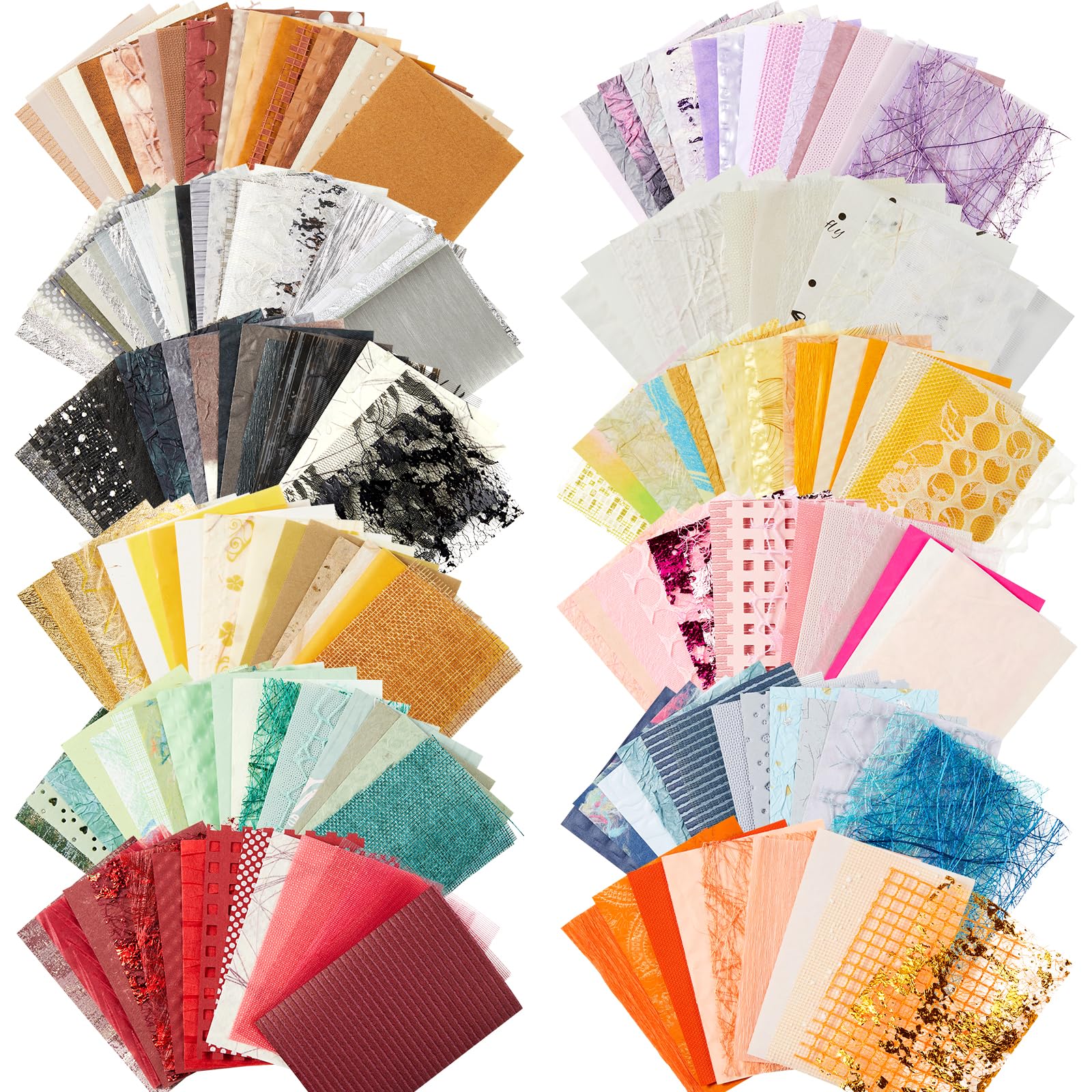 A7 Scrapbook Paper Kit - 208 Sheets of Textured Paper -1 A7 Scrapbook Paper Kit - 208 Sheets of Textured Paper -1