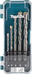 Makita D-72877 TCT Drill Bit Set 5 Piece Straight