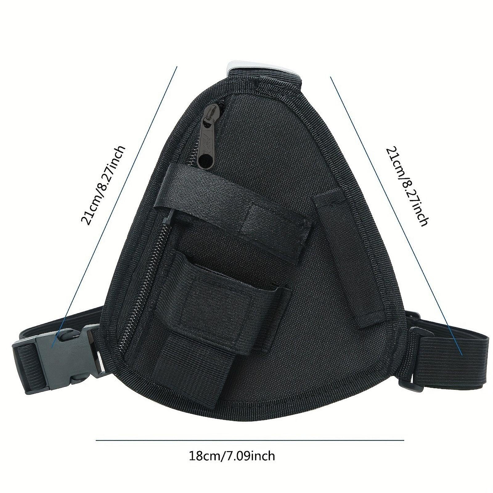 Radio Coffre Harnais Portant Sac résistant à la déchirure Portable Oxford Tissu Single Single Pochette Poitrine Sac pour Grimper