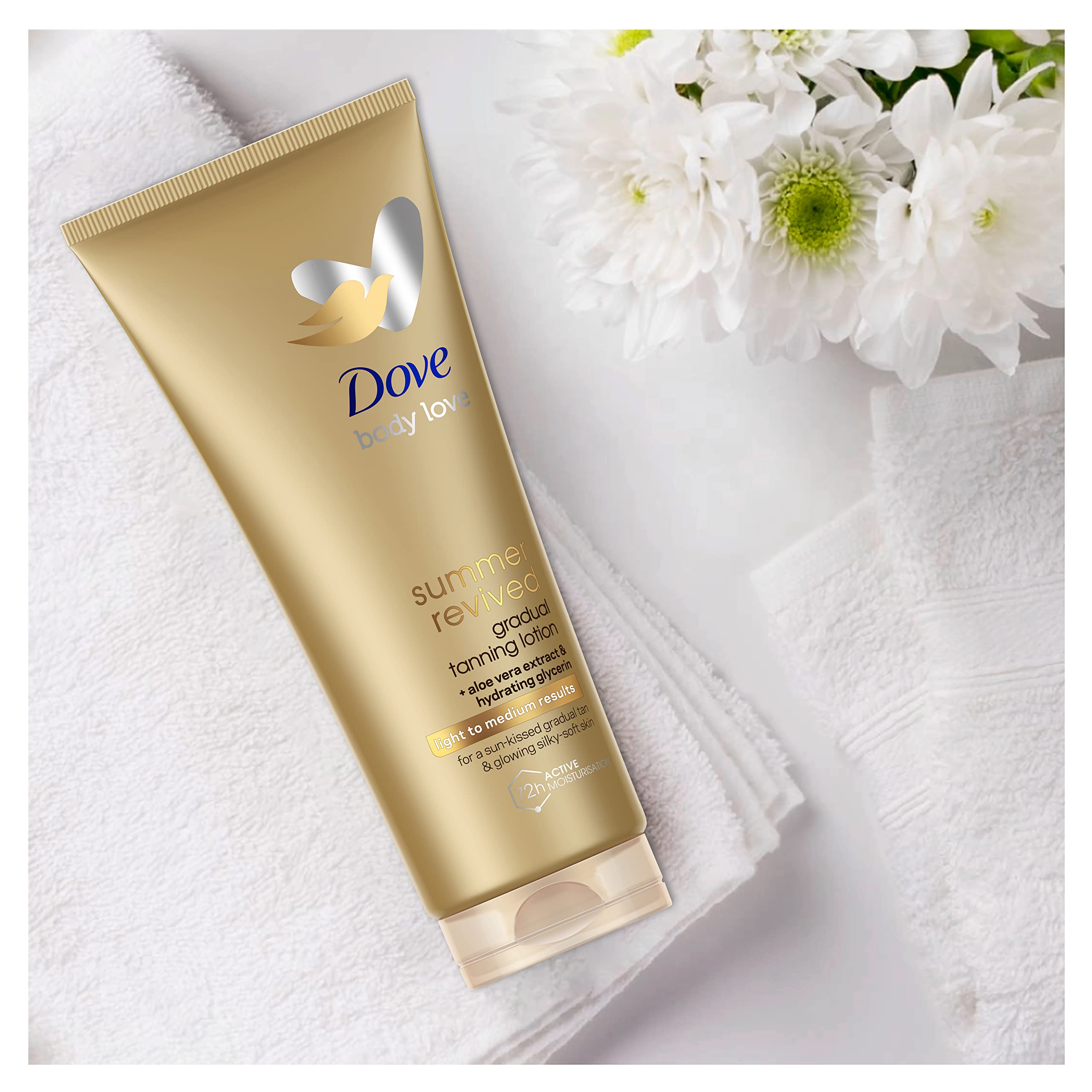 Dove Lozione Corpo Autoabbronzante Per Pelle Tono Chiaro A Medio Dove Summer Revived Che Mantiene L'Idratazione Della Pelle 200 ml