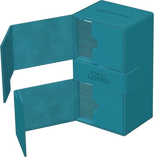 Miniatura 4 de Ultimate Guard Flip 'n' Tray 200+, funda para 200 tarjetas TCG de doble manga + bandeja de dados, gasolina, cierre magnético independiente y forro