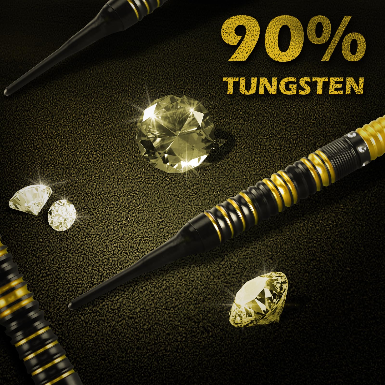 WIN.MAX Fléchettes 90% Tungstène 18 g Lot de 3