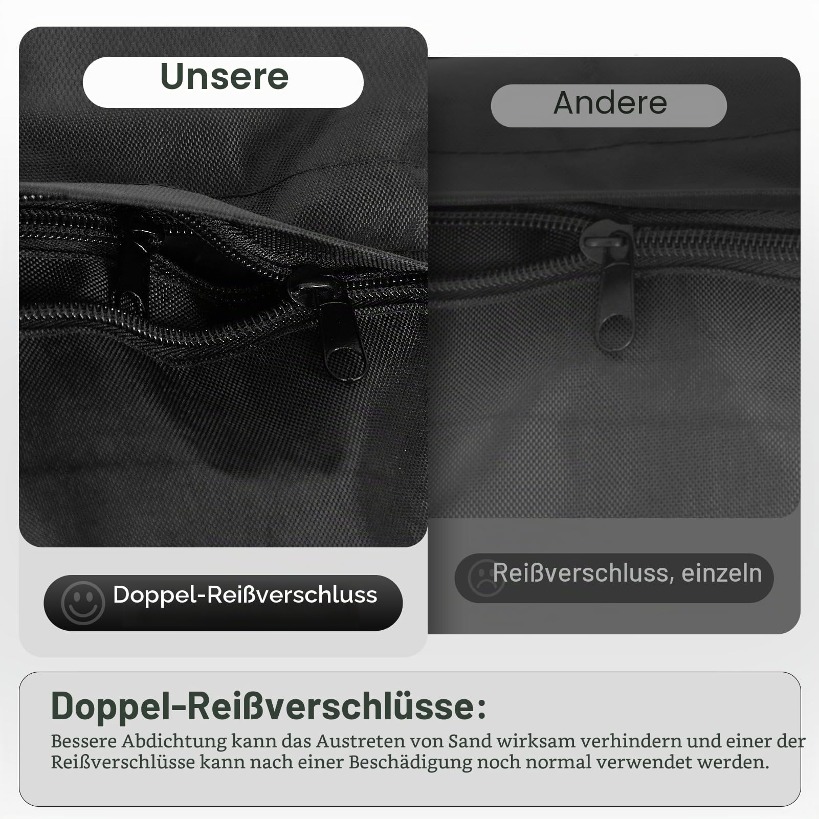 EMART Sandsack 4 Stück Sandbags für Stativ Fotografie, 25 * 51cm Nylon GegenGewichte zur Beschwerung Abspannung Einer Bespannung