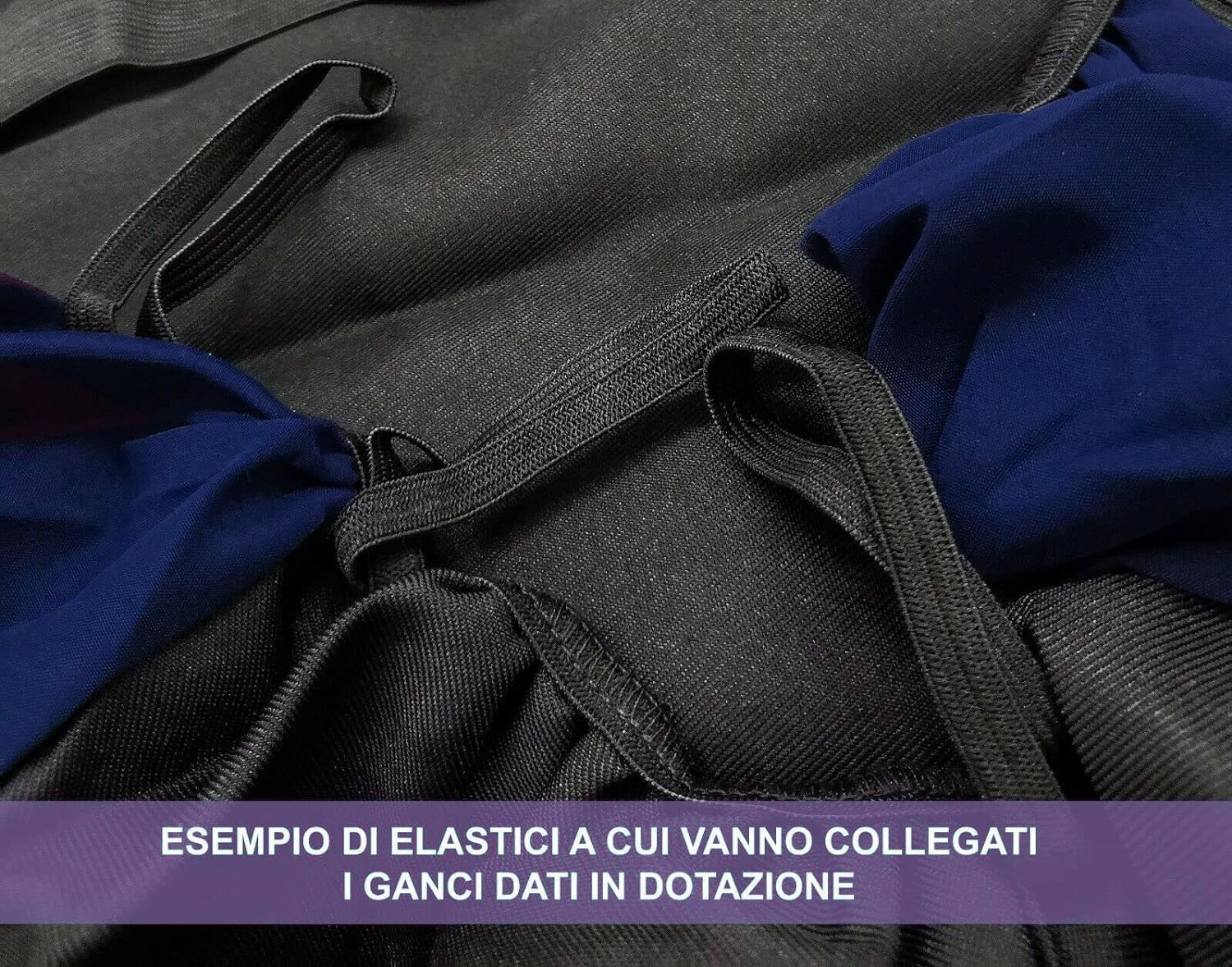 Coprisedili Auto per Smart Made in Italy Set Copri-sedile Anteriori Coppia Nero/Grigio Scuro