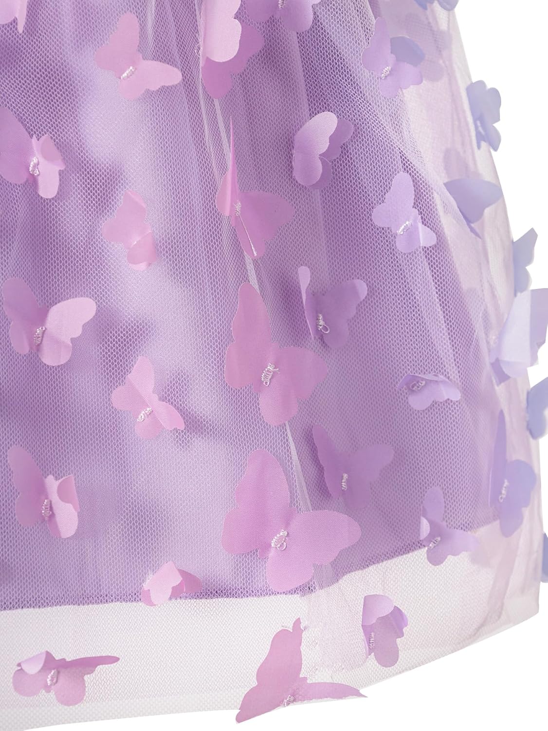 Girls Tulle Dress Toddler Flutter Sleeve Tutu Dress Summer Flower Birthday Party Princess Dresses - Image 6