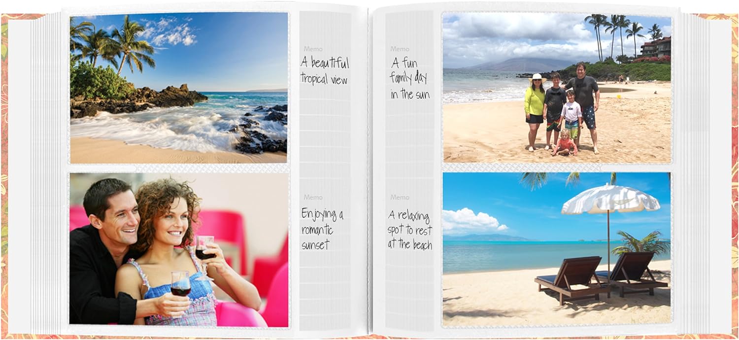 Pioneer Photo Albums DA-200TRP Troopical Photo Album, Tropical Hibiscus 4 x 6 Inch