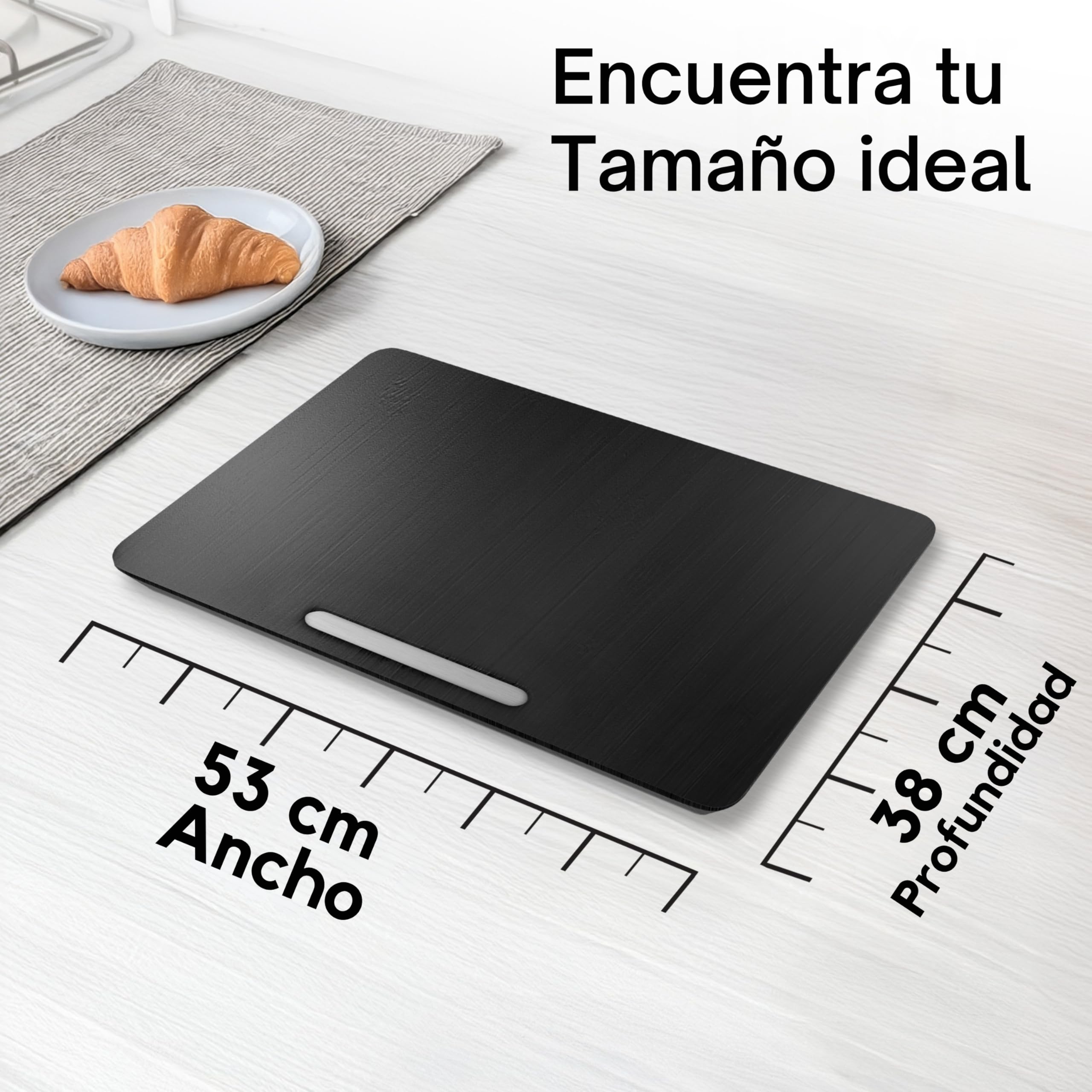 Ibyx Stylish Sliding Tray for Your Coffee Maker and Kitchen Appliances Heavy Duty Sliding Easily From Under Cabinet Countertop Rolling Tray with 13 x Wheels - 2