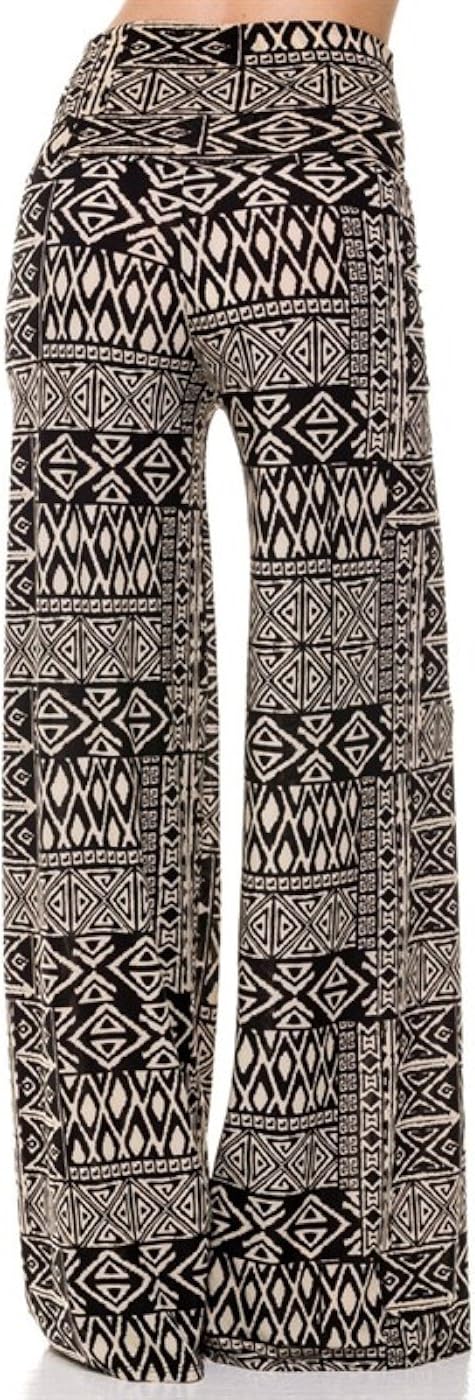 2LUV Women's Paisley Print Palazzo Pants
