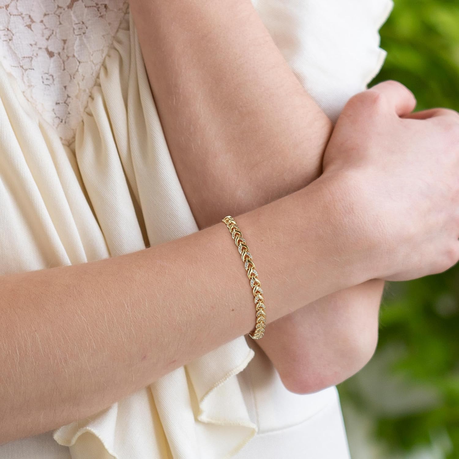 14K Gold Plated Bracelet for Women Men Stackable Wheat Chain | Gold Jewelry | Precious thin bracelet| Suitable for 6.5-7.5 inch