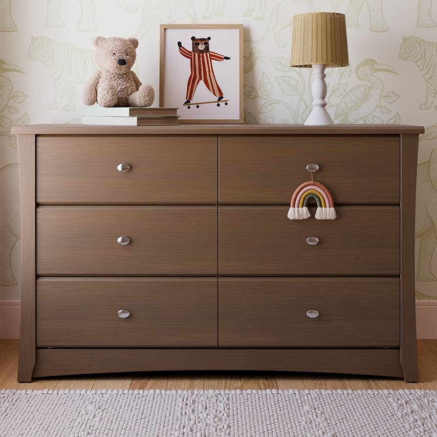 Amazon.com : Storkcraft Crescent 6-Drawer Dresser (Hazelnut Amazon.com : Storkcraft Crescent 6-Drawer Dresser (Hazelnut