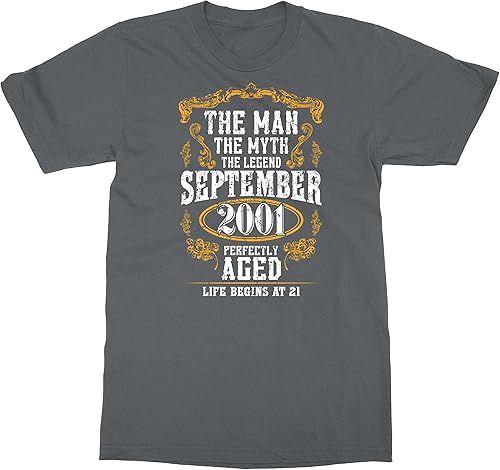 Baku Apparel Man Myth 21th Birthday September 2001 GIF Unisex Tee Tshirt