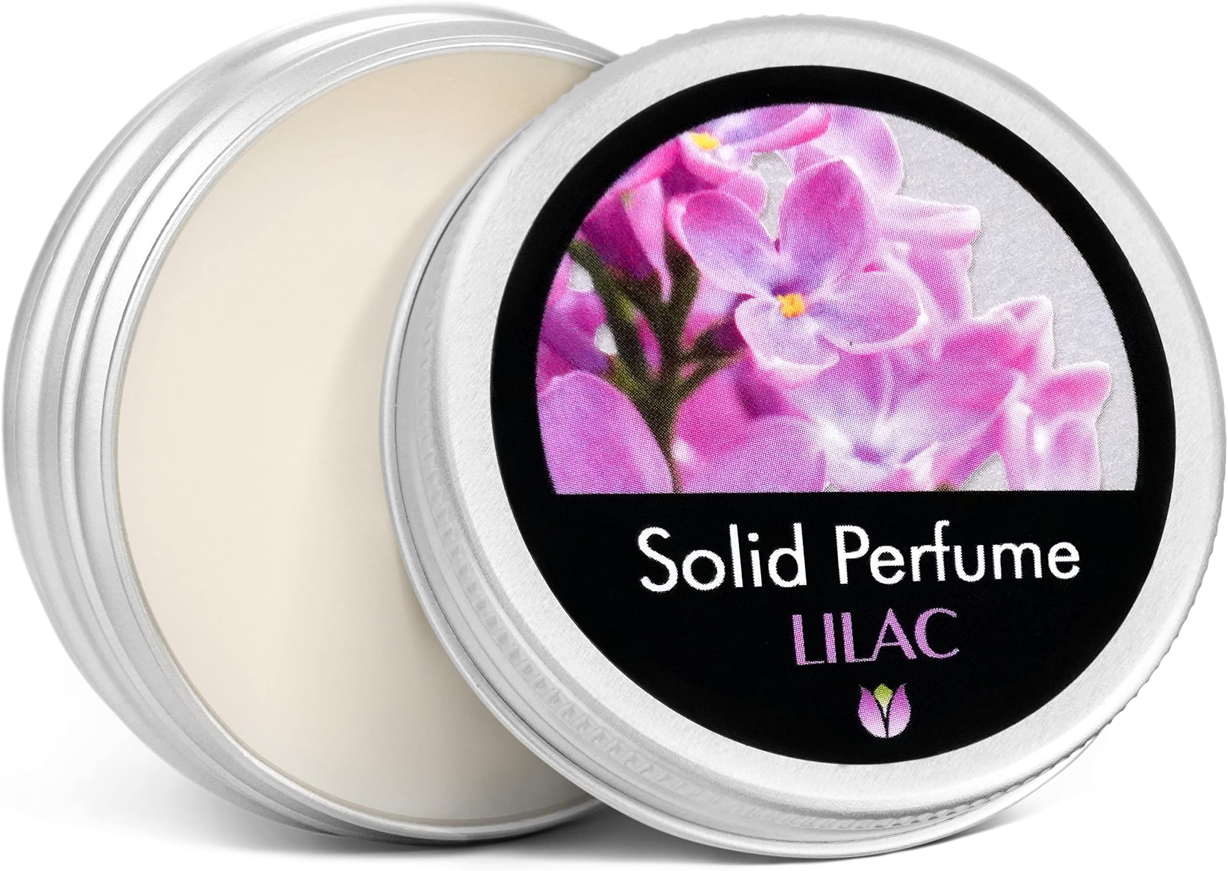 Flowerland The Netherlands Solid Perfume - Portable Pocket Balm Perfume Perfect for Travel Use - Natural Fragrance Parfum for Men and Women - Natural & Vegan - Lilac (30ml)