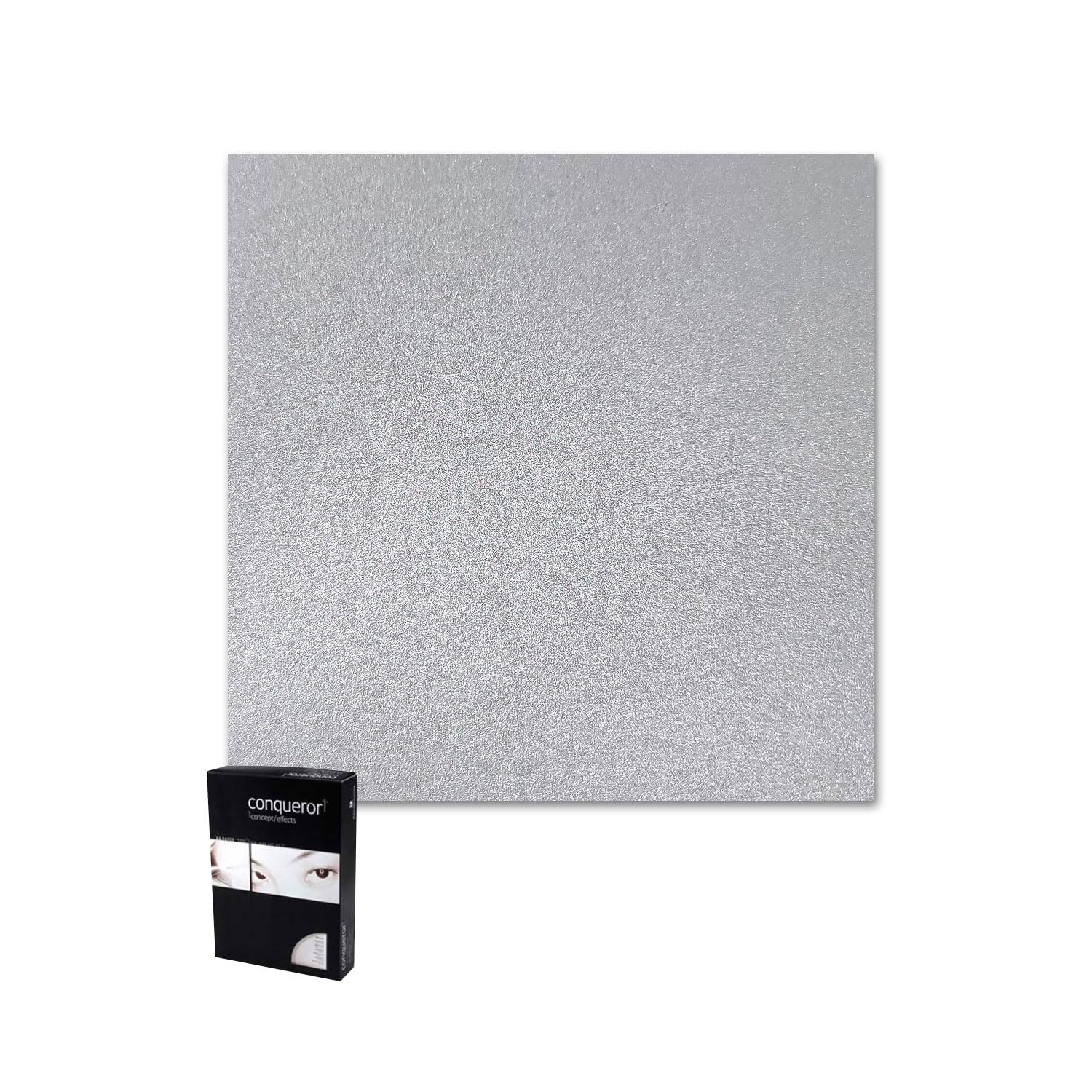 Mailshack Conqueror Premium Paper, A4, 100gsm-220gsm (Silver Mist Iridescent NWM, 100gsm, 250 Sheets)