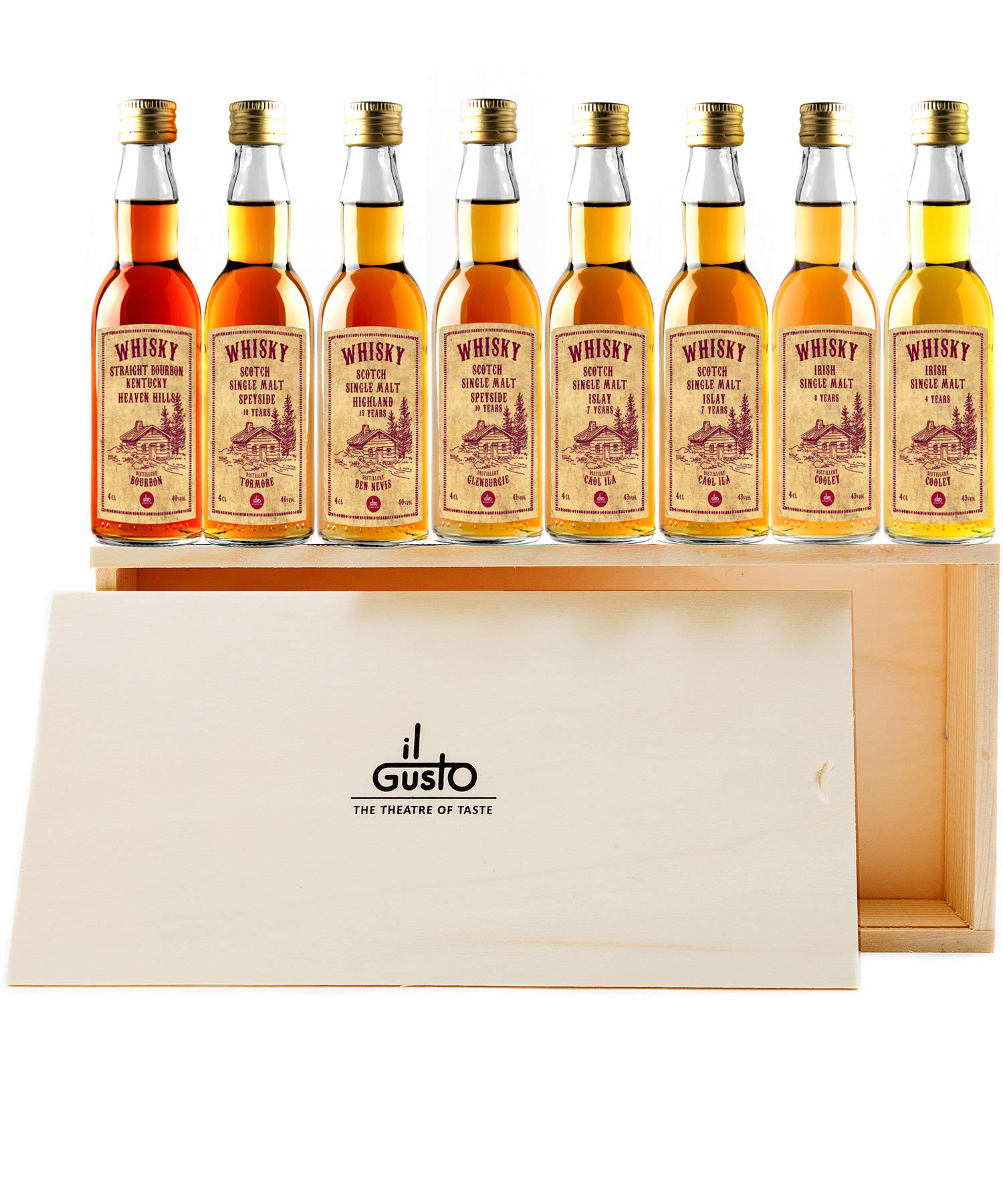 Buy Whisky Tasting Gift Set Regions of Scotland Ireland USA In