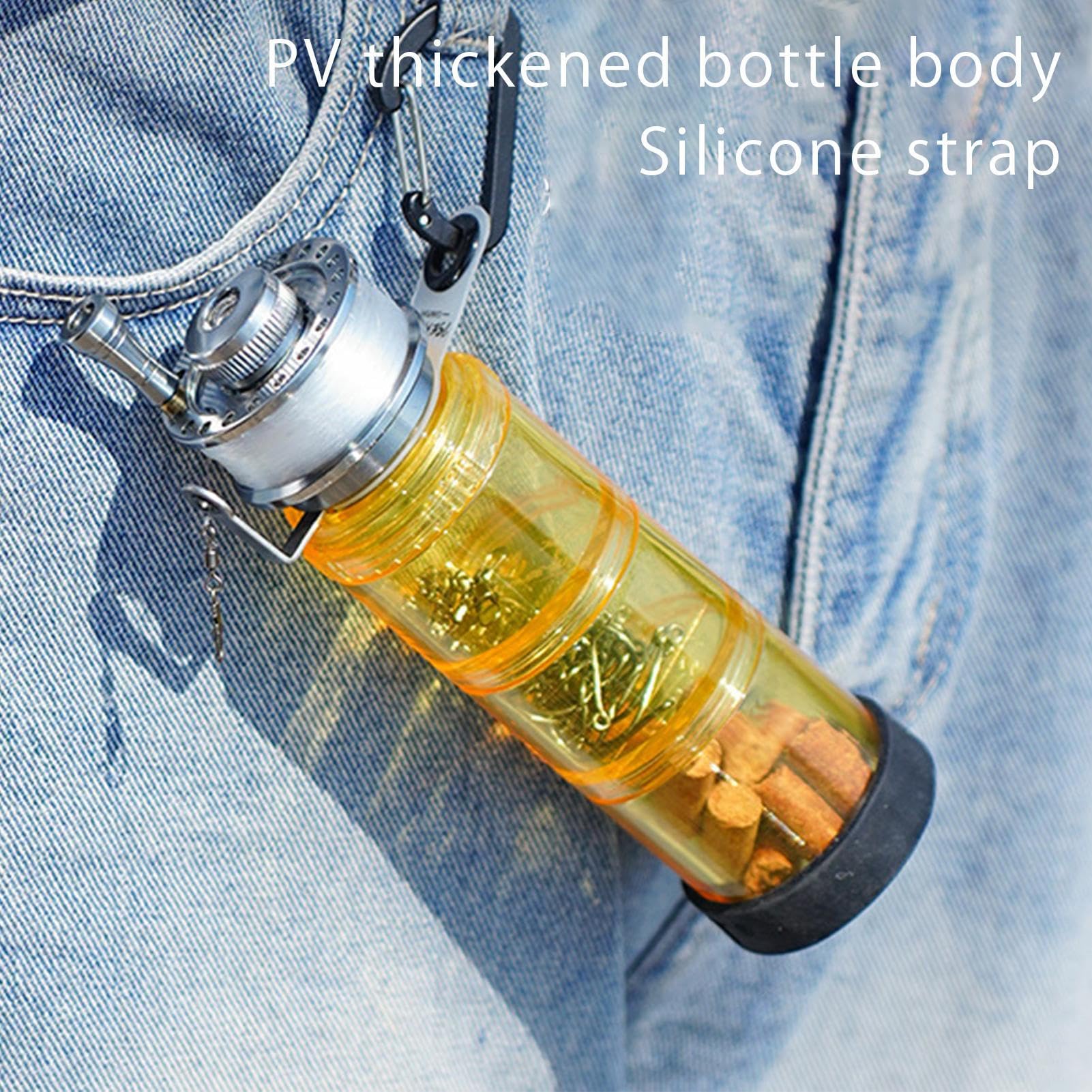 Organizzatore Per Esche Da Pesca Porta Esche da Pesca | Astuccio Impermeabile Portatile per Barche Kayak Escagioni Acqua Salata Viaggi Campeggio Escursionismo All'aperto
